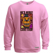 Свитшот без начеса FNAF He`s Here - Game over
